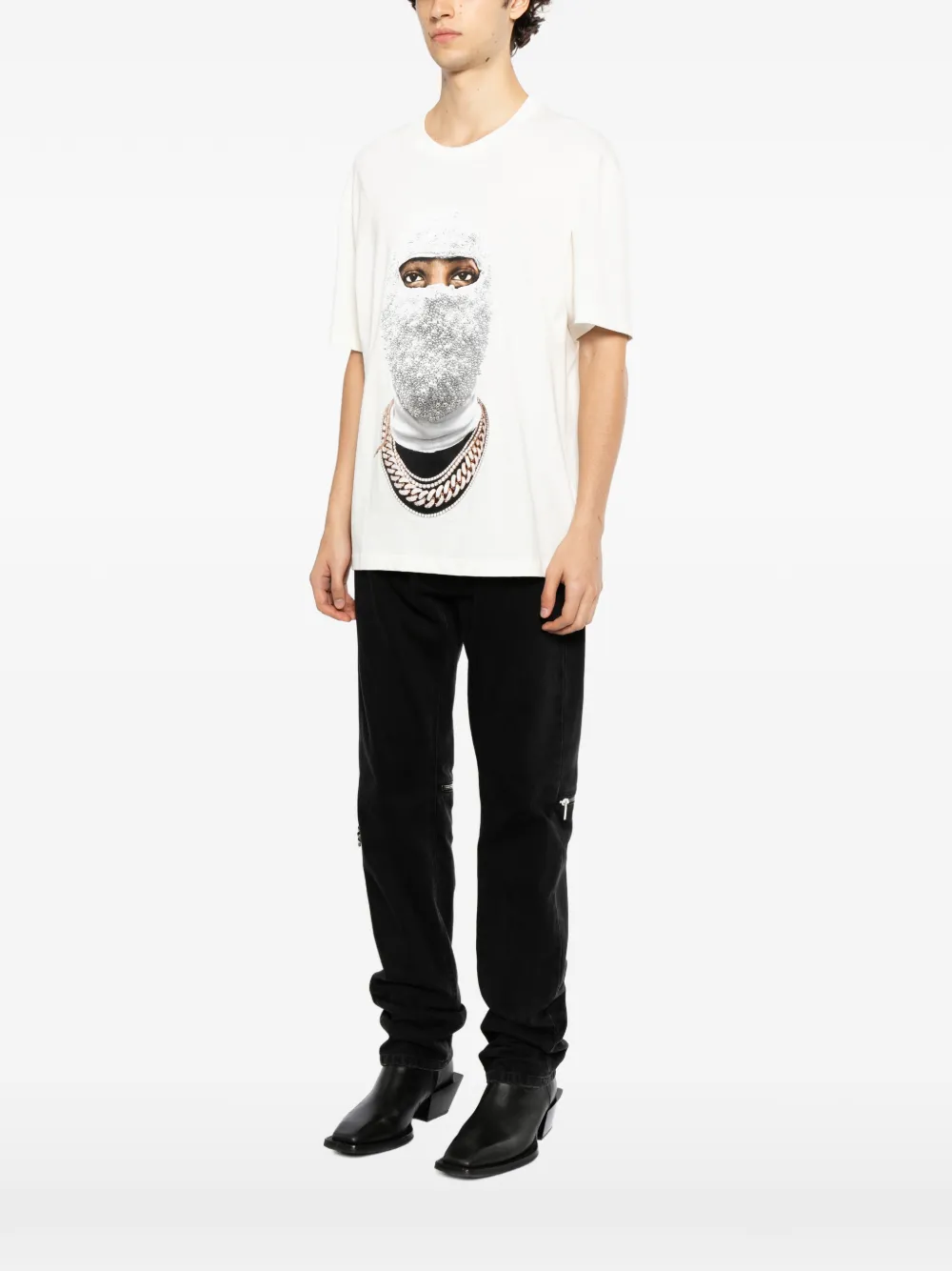 Ih Nom Uh Nit T-shirt met grafische print Wit