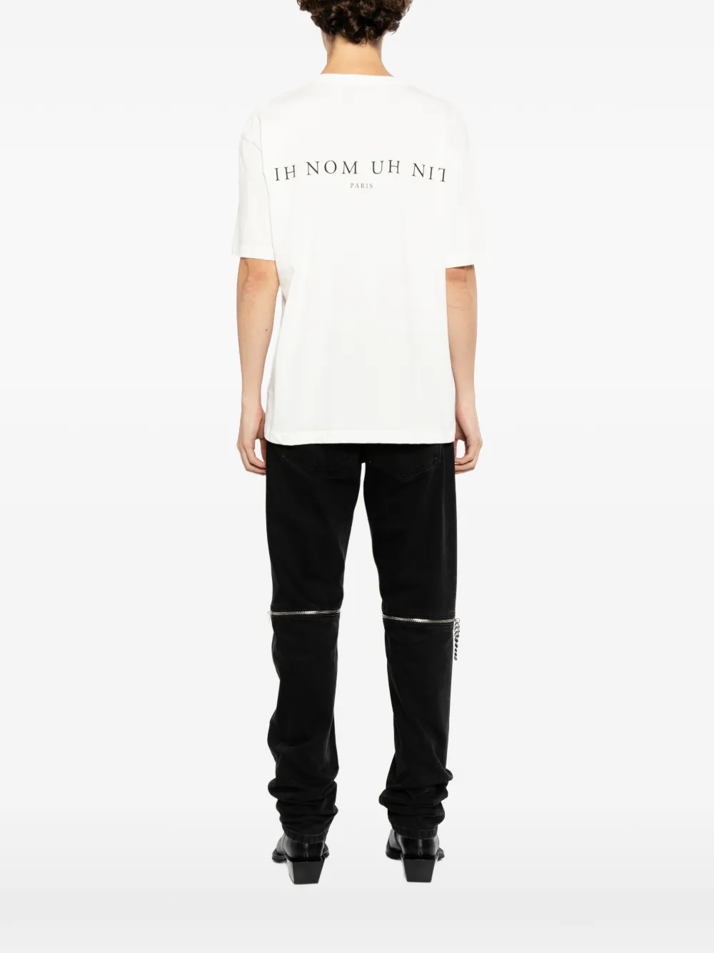 Ih Nom Uh Nit T-shirt met grafische print Wit