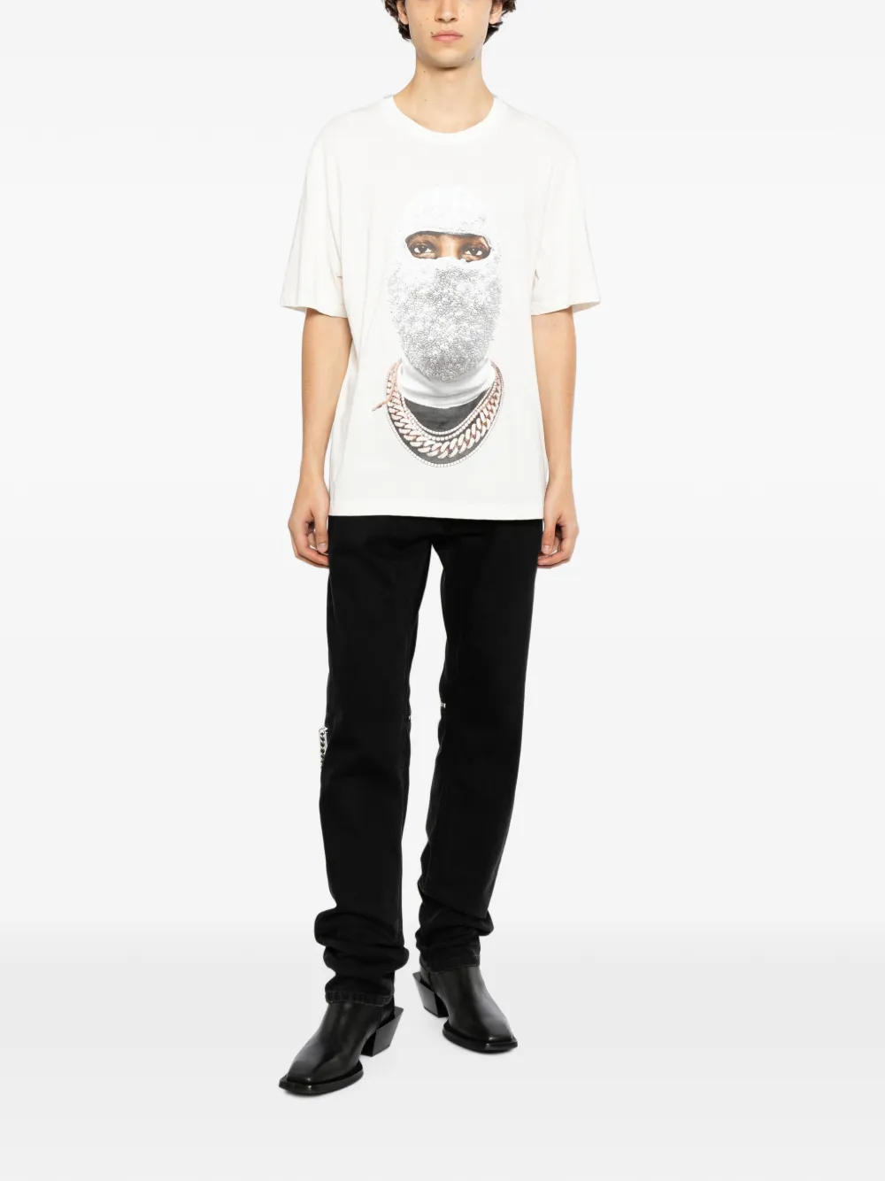 Ih Nom Uh Nit T-shirt met grafische print Wit