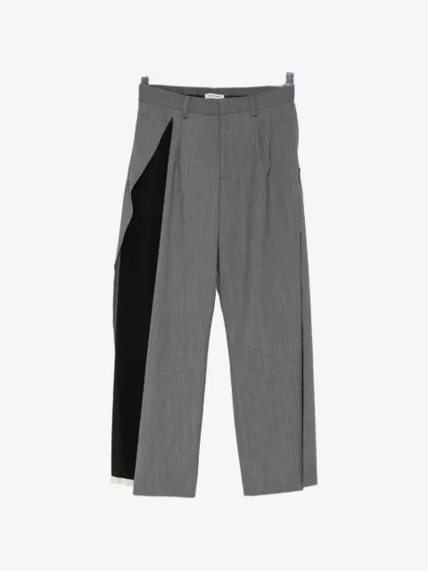 Undercover raw-edge panelled trousers
