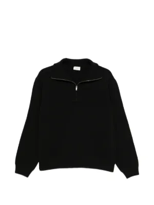Chrome Hearts Cross-patch quarter-zip Sweater | Black | FARFETCH