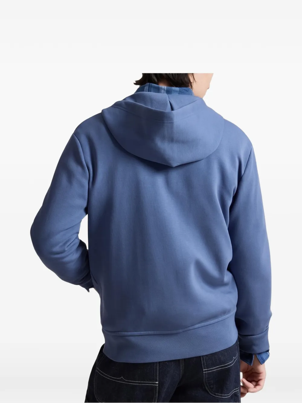 Polo Ralph Lauren Dubbelgebreide hoodie met rits Blauw