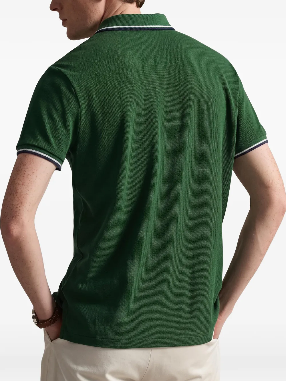 Polo Ralph Lauren Getailleerd mesh poloshirt Groen