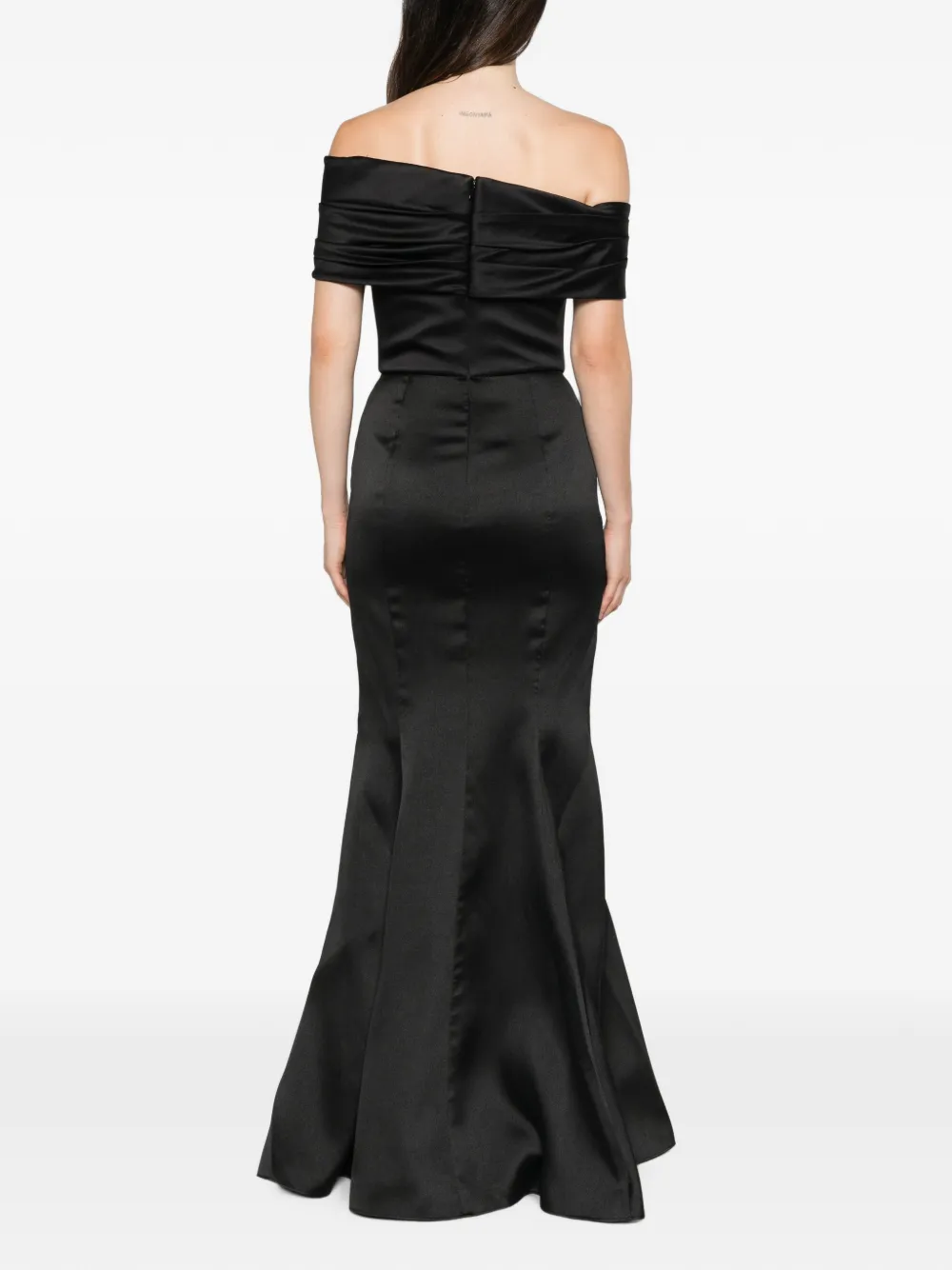 Solace London Alta maxi-dress Zwart