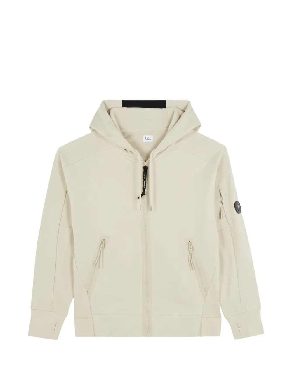 C.P. Company Hoodie met rits Beige
