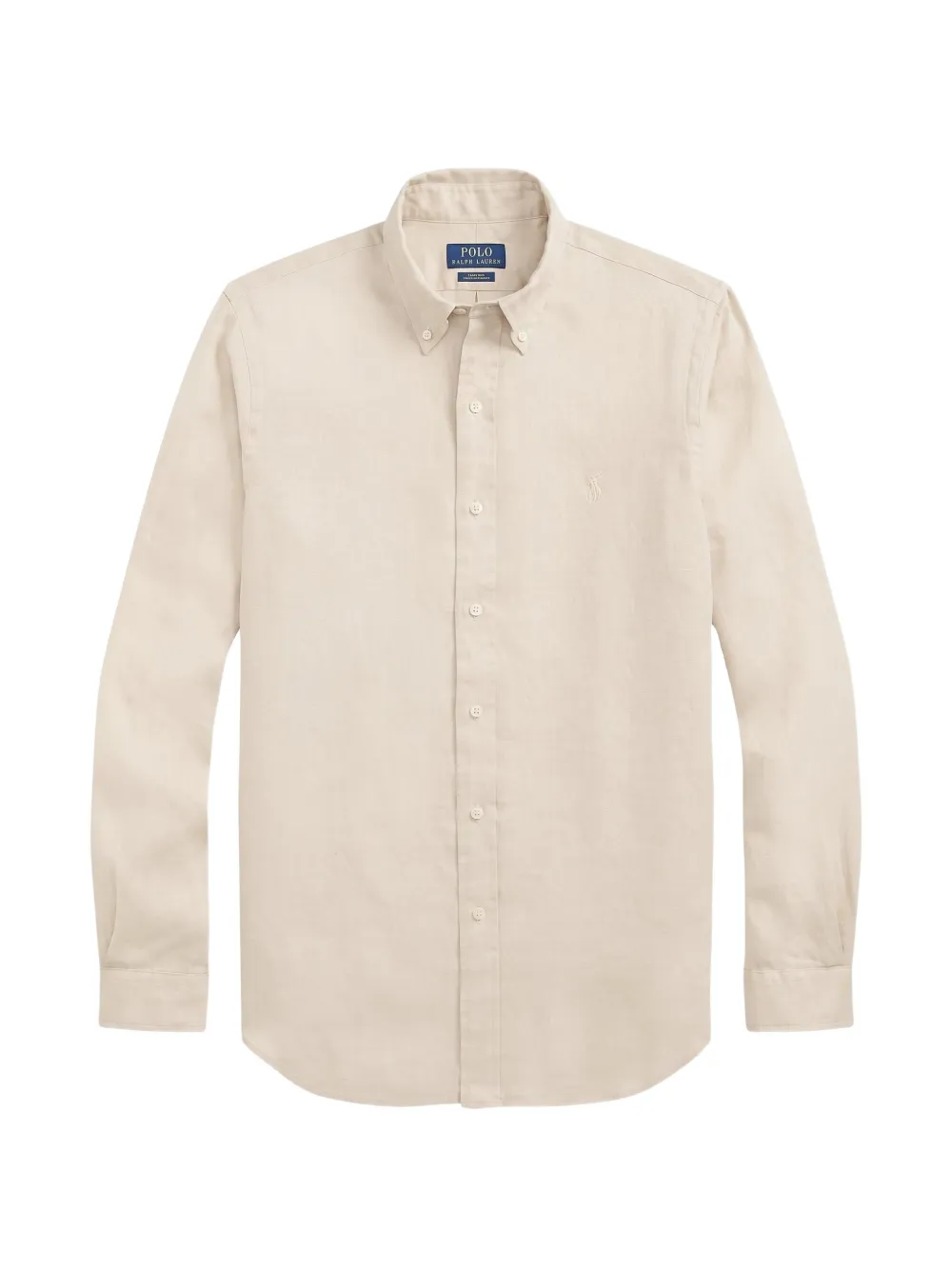 Polo Ralph Lauren Custom Fit linen shirt Beige
