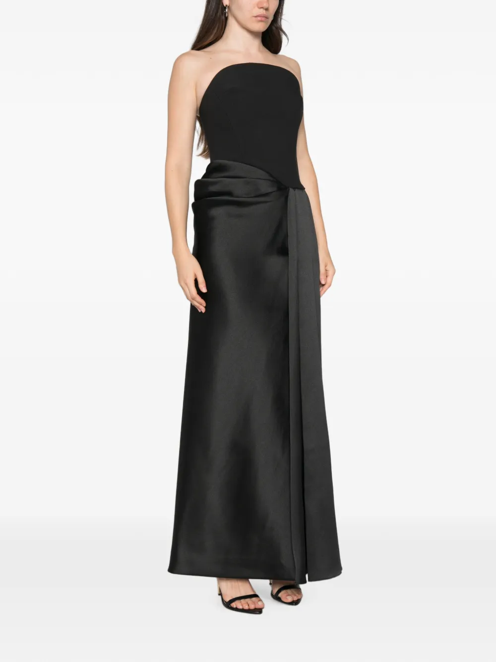 Solace London The Seri maxi-dress Zwart