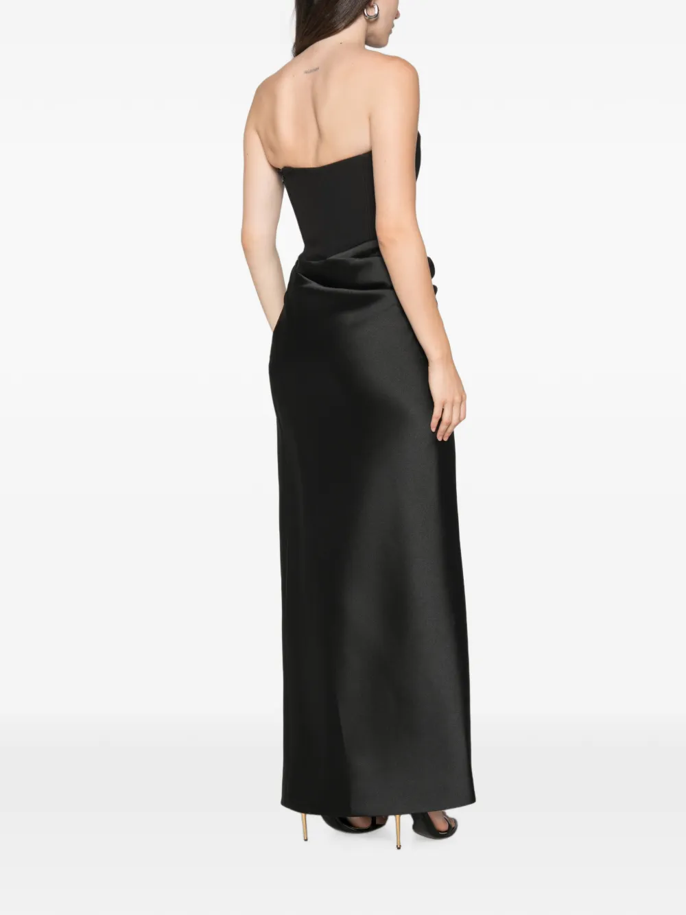Solace London The Seri maxi-dress Zwart