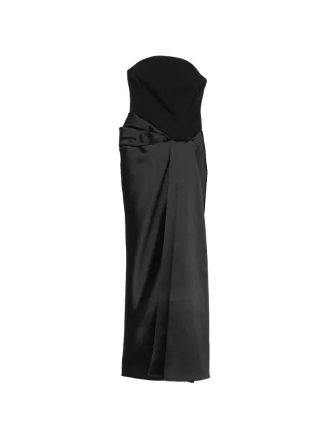 Solace London Seri maxi dress in black