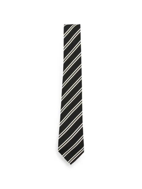Saint Laurent diagonal-stripe tie