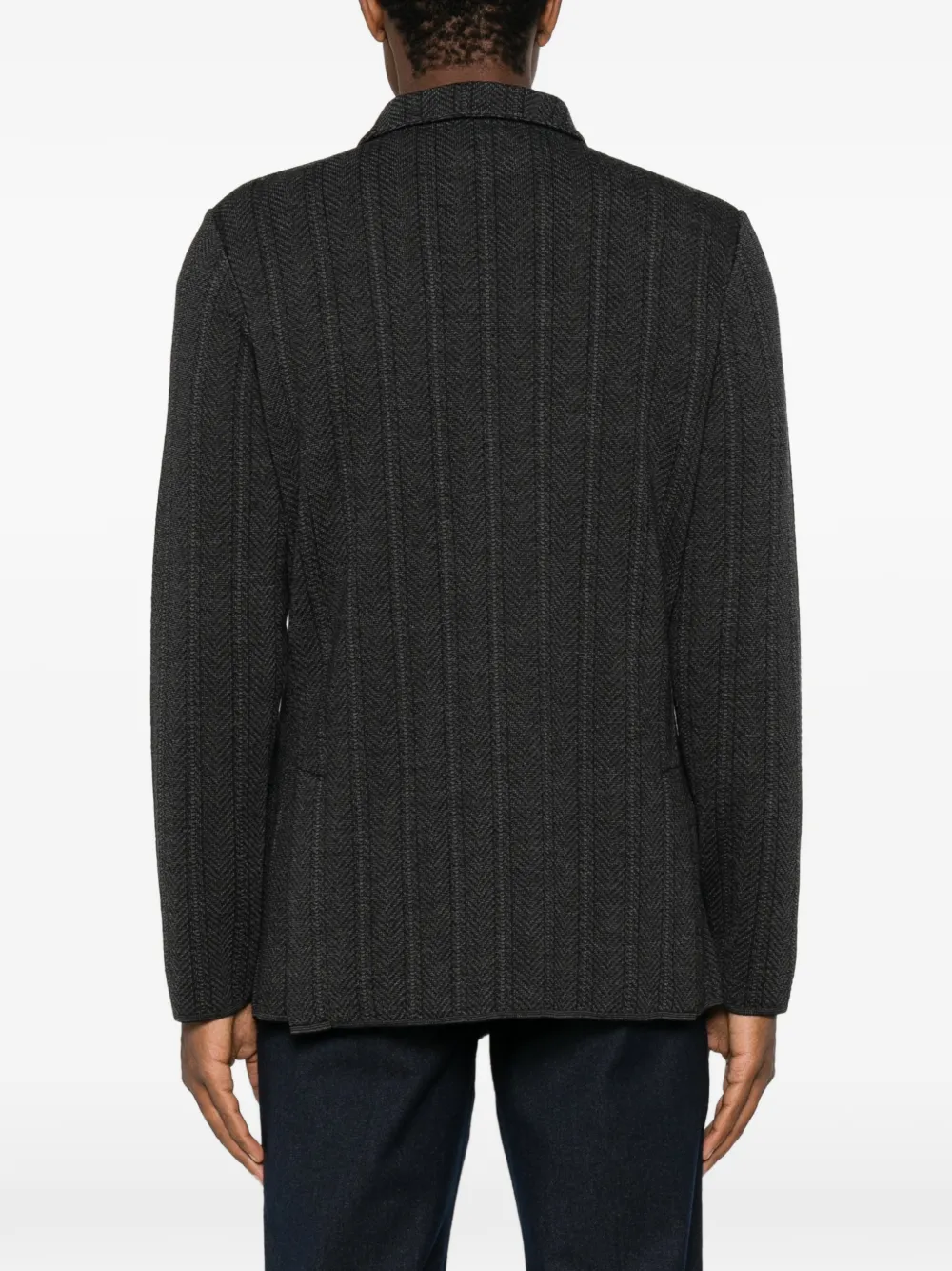 Lardini Jas met dubbele rij knopen Grijs