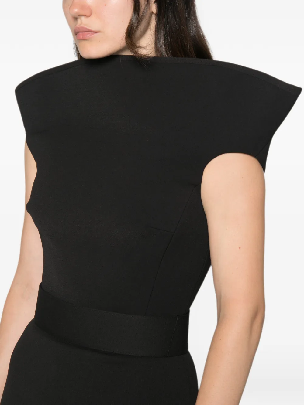 Solace London Faro maxi-jurk Zwart