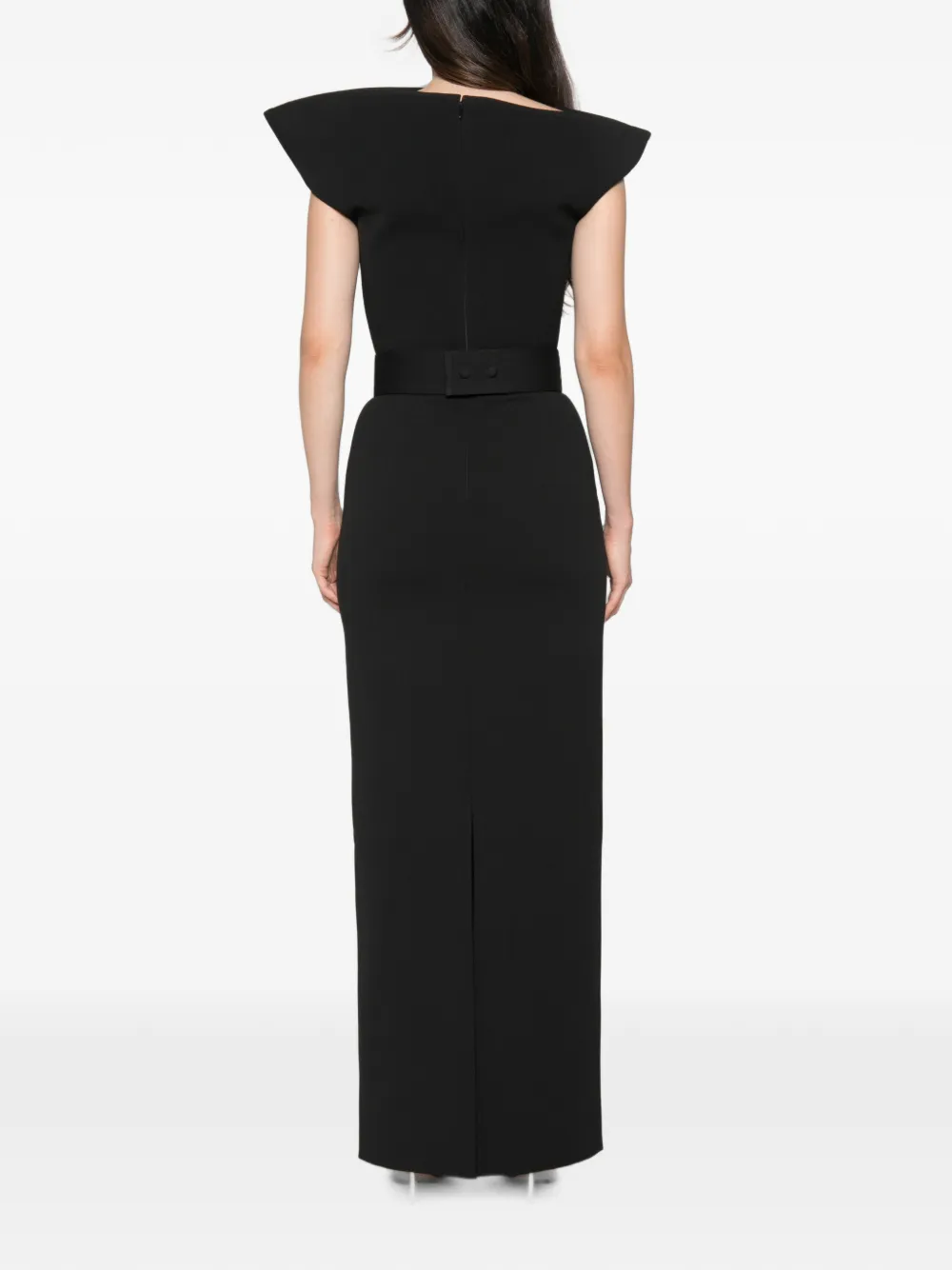 Solace London Faro maxi-jurk Zwart