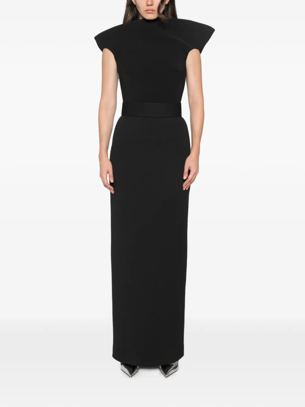 Solace London Faro maxi-jurk Zwart
