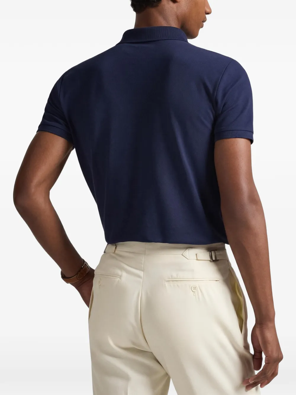 Polo Ralph Lauren Slim-fit poloshirt Blauw