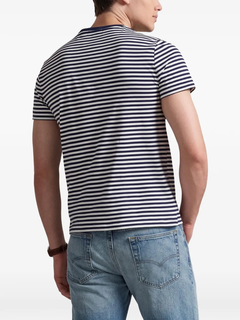 Polo Ralph Lauren Custom Slim Fit jersey T-shirt Blauw