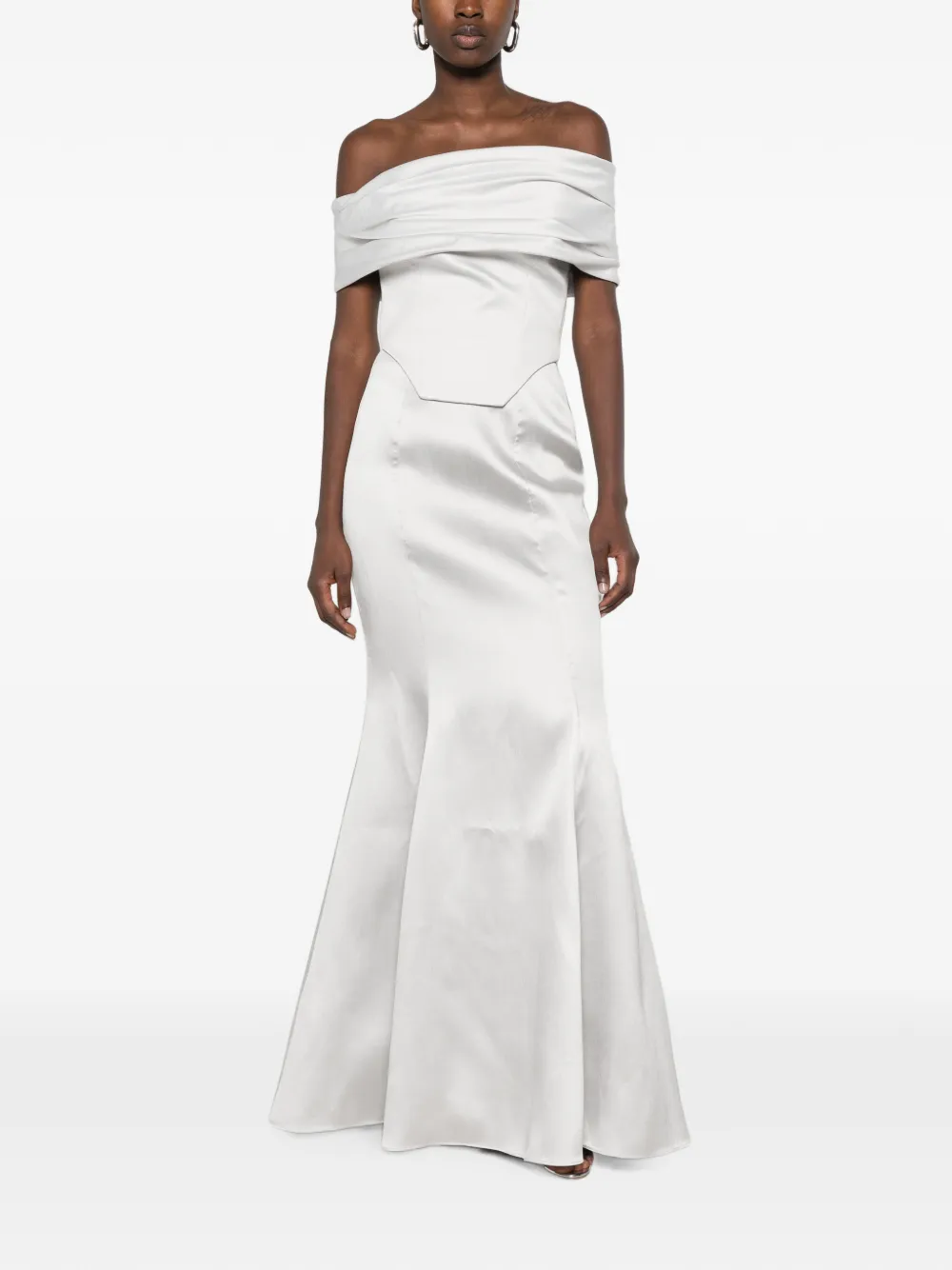 Solace London Alta maxi-dress Zilver
