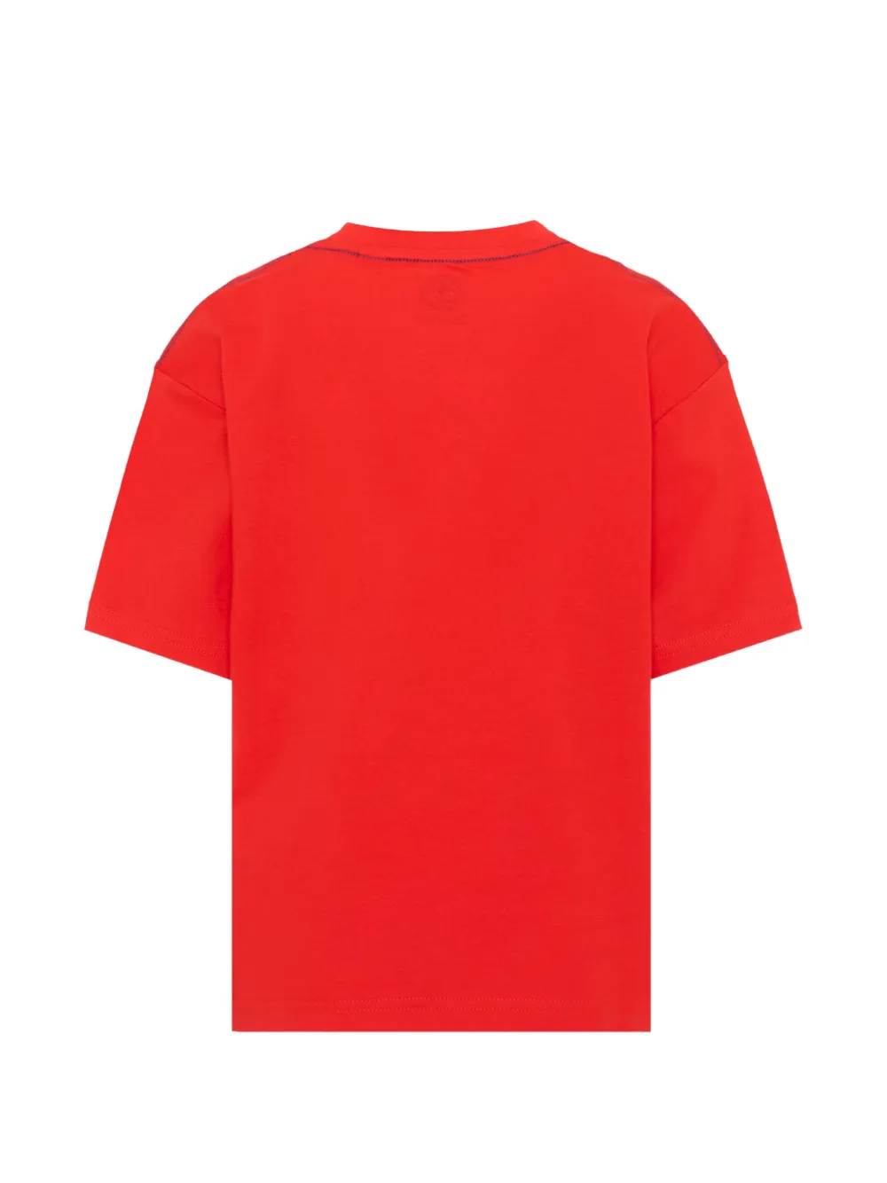 Timberland Kids T-shirt van biologisch katoen met logoprint Rood