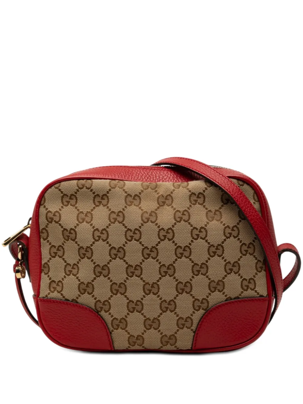 Gucci Pre-Owned 2016-2026 GG Canvas Bree crossbody bag - Rosso
