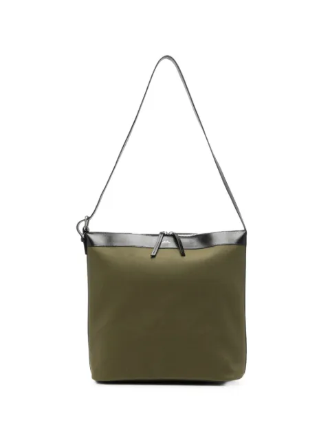 A.P.C. Vera maxi two-tone shoulder bag