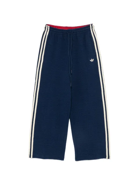 adidas seersucker side-stripe track pants