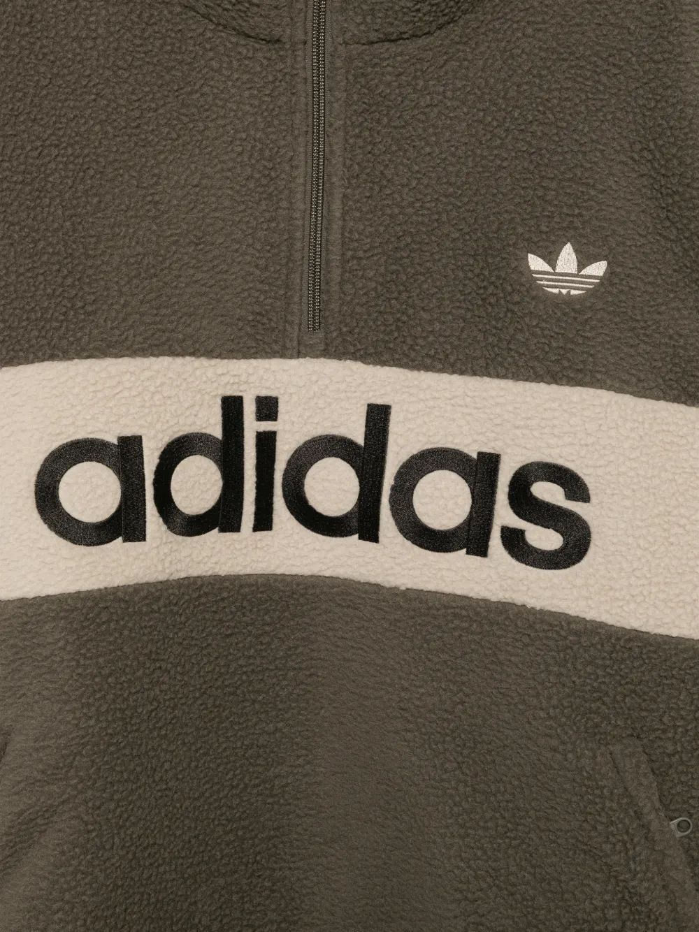 adidas Kids Sweater met geborduurd logo Groen