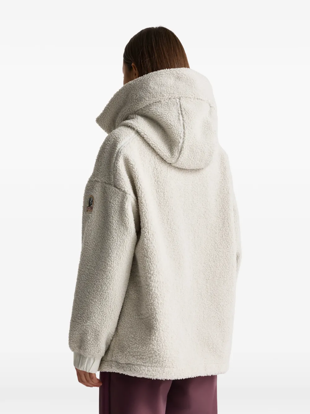 Parajumpers Noelle fleece zip-up hoodie Wit