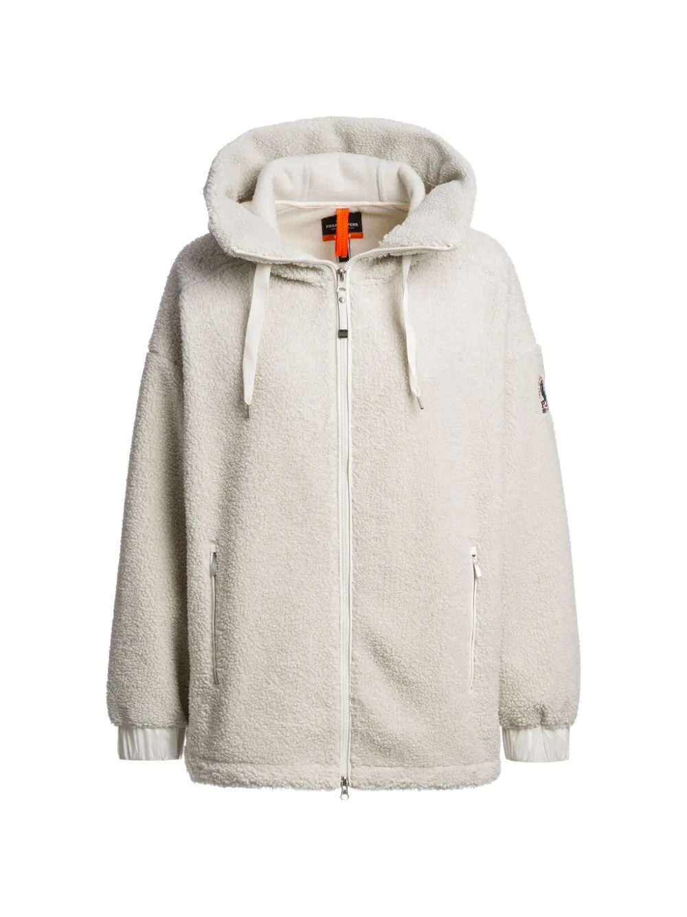 Parajumpers Noelle fleece zip-up hoodie - White