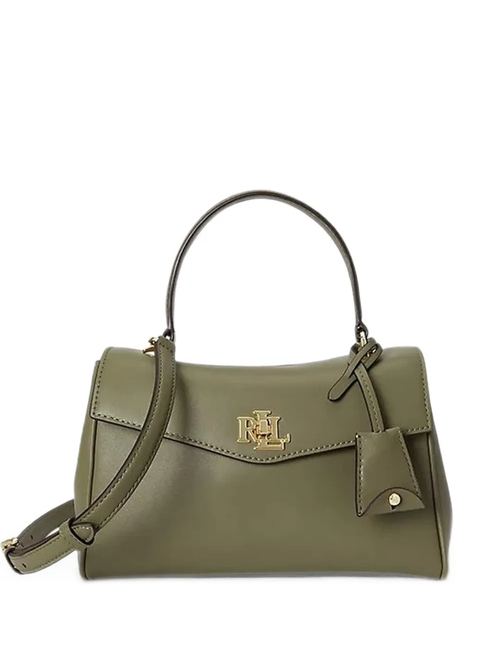 Lauren Ralph Lauren Farrah logo-plaque leather tote bag