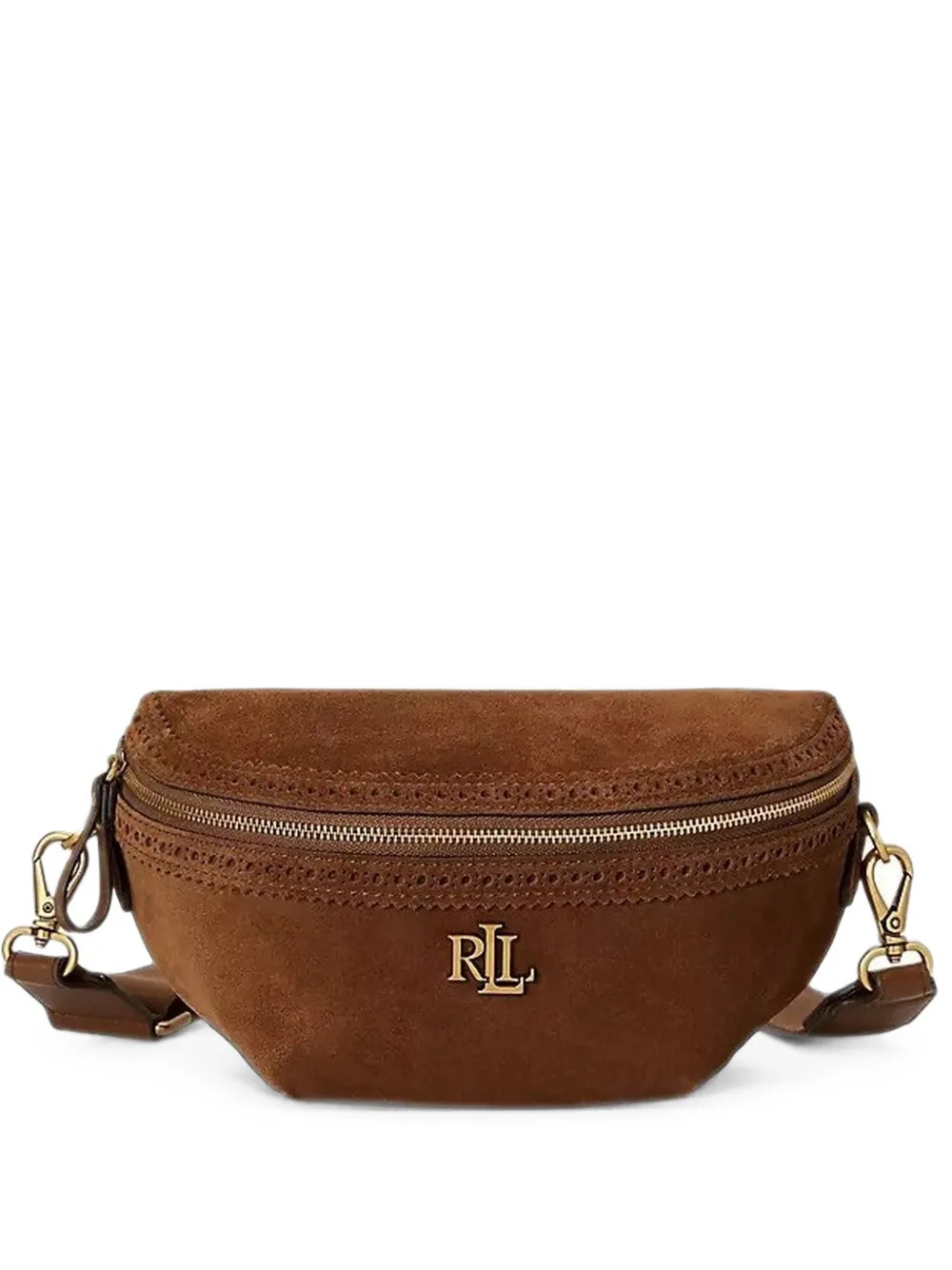 Lauren Ralph Lauren perforated suede belt bag