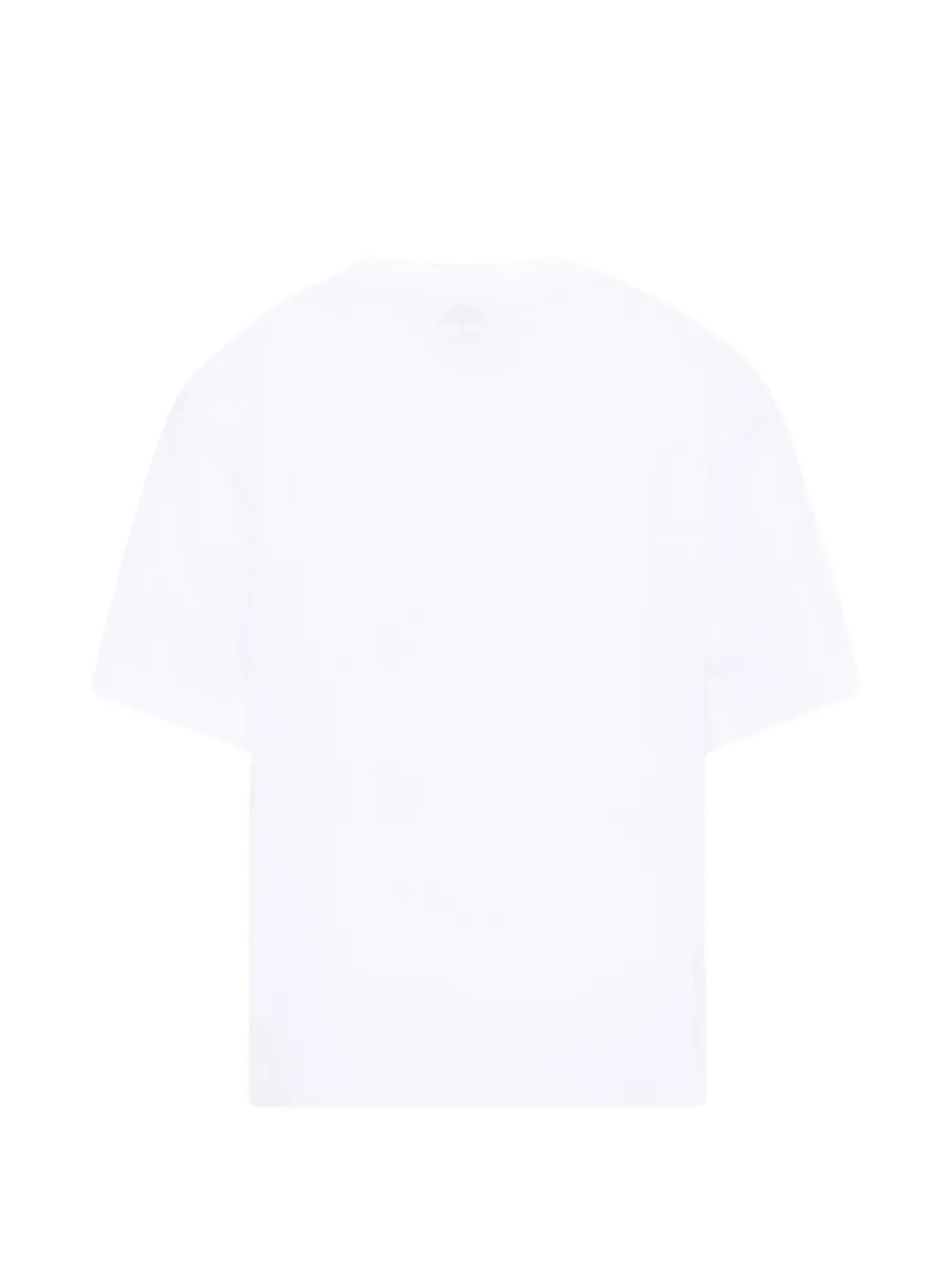 Timberland Kids Katoenen T-shirt met logoprint Wit