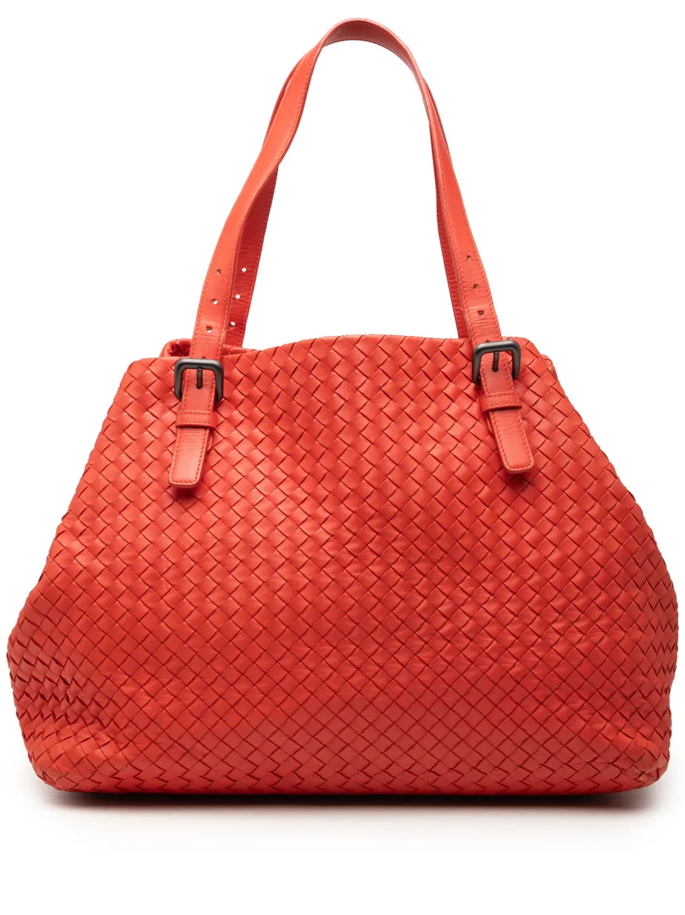 Bottega Veneta Pre-Owned 2012-2026 Large Nappa Intrecciato Cesta tote bag - Orange