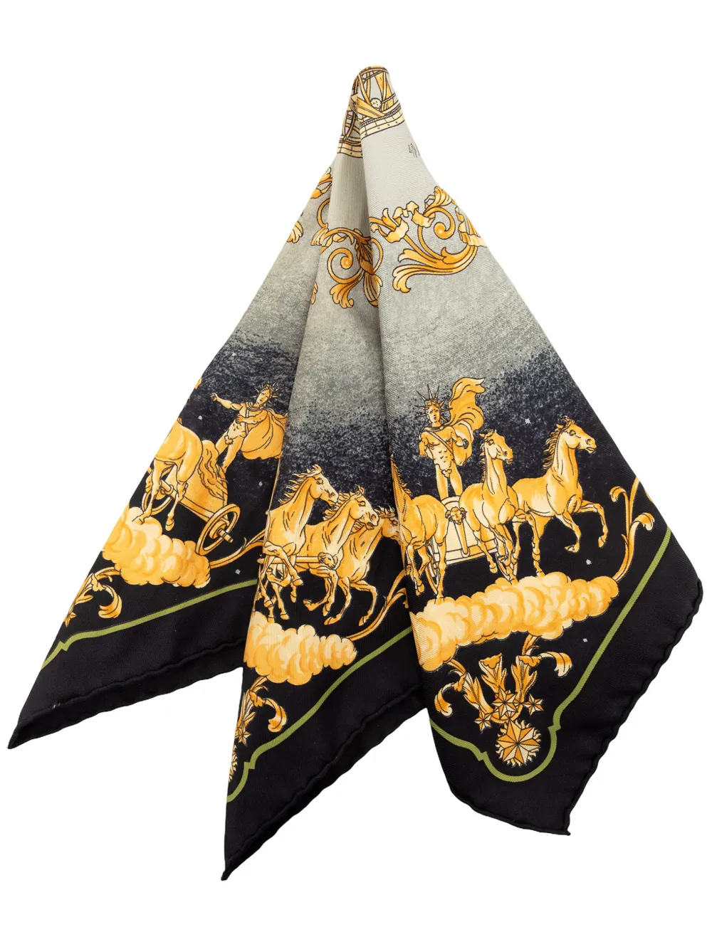 Hermès Pre-Owned 1999-2007 Cosmos Square Silk handkerchief - Schwarz