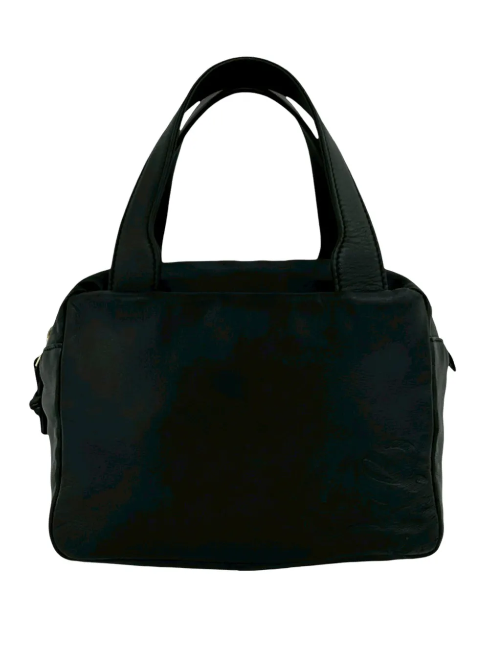 Loewe Pre-Owned 1980-1990 Leather Anagram handbag - Nero
