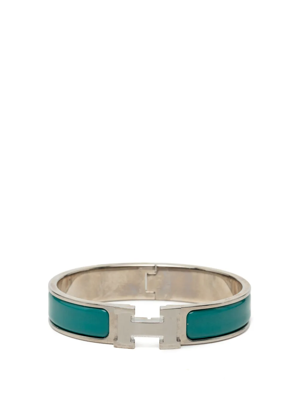 Hermès Pre-Owned 2015-2024 Narrow Enamel Clic H Bracelet PM costume bracelet - Blau