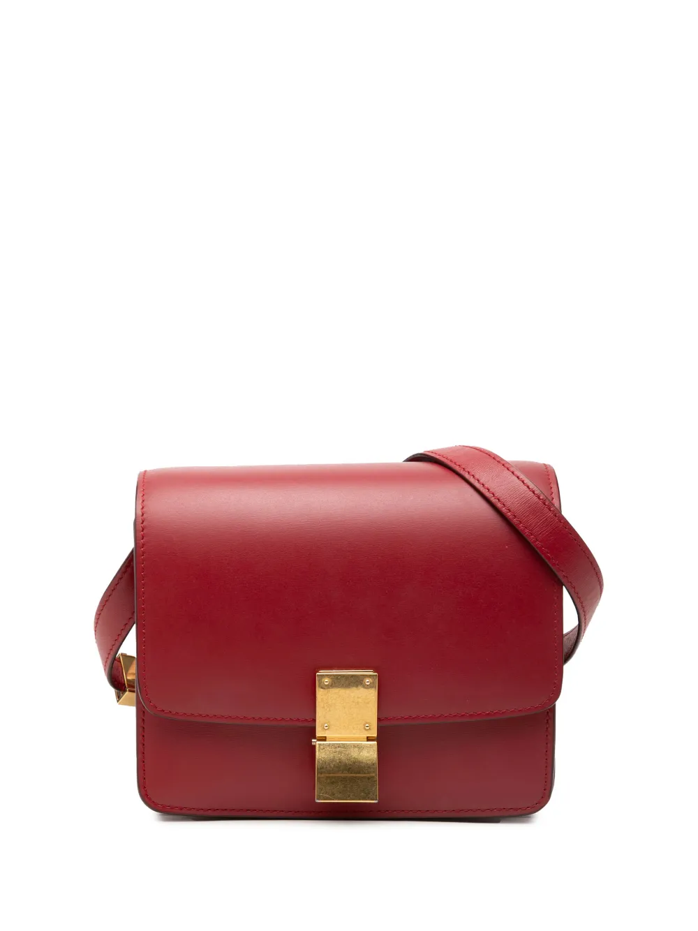 Celine Pre-Owned 2016 Small Calfskin Classic Box crossbody bag - Rot