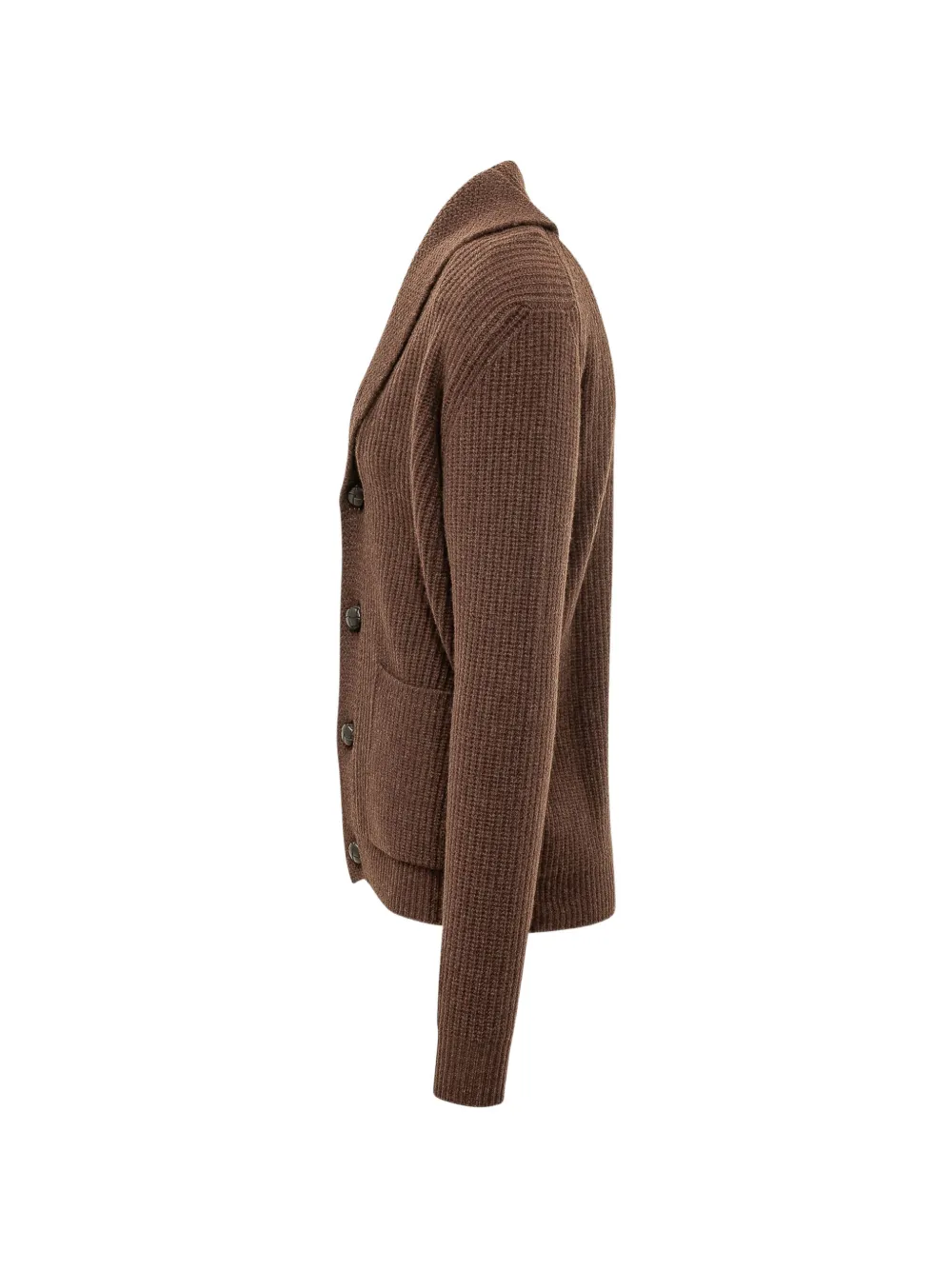 RAKKI Vest met sjaalkraag Bruin