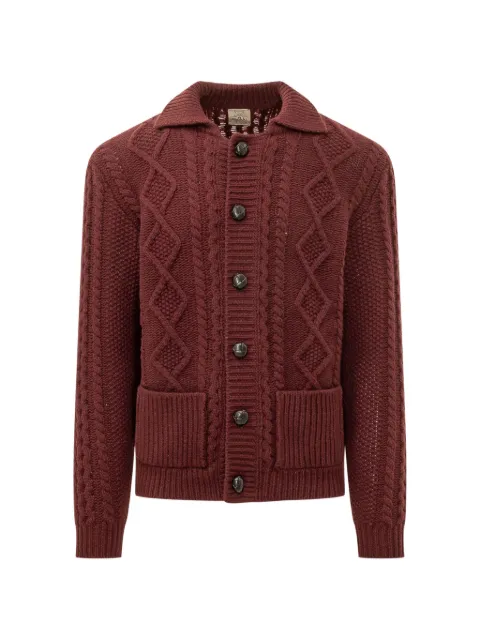 RAKKI knit polo cardigan