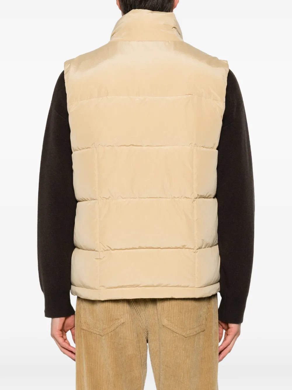 Drôle De Monsieur Gewatteerde bodywarmer Beige
