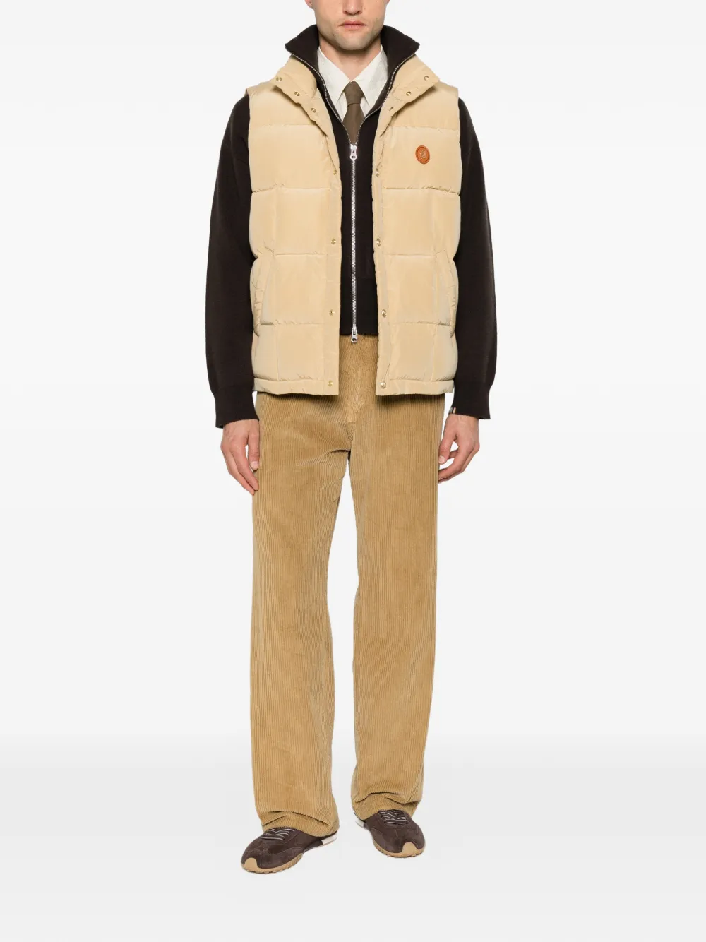 Drôle De Monsieur Gewatteerde bodywarmer Beige