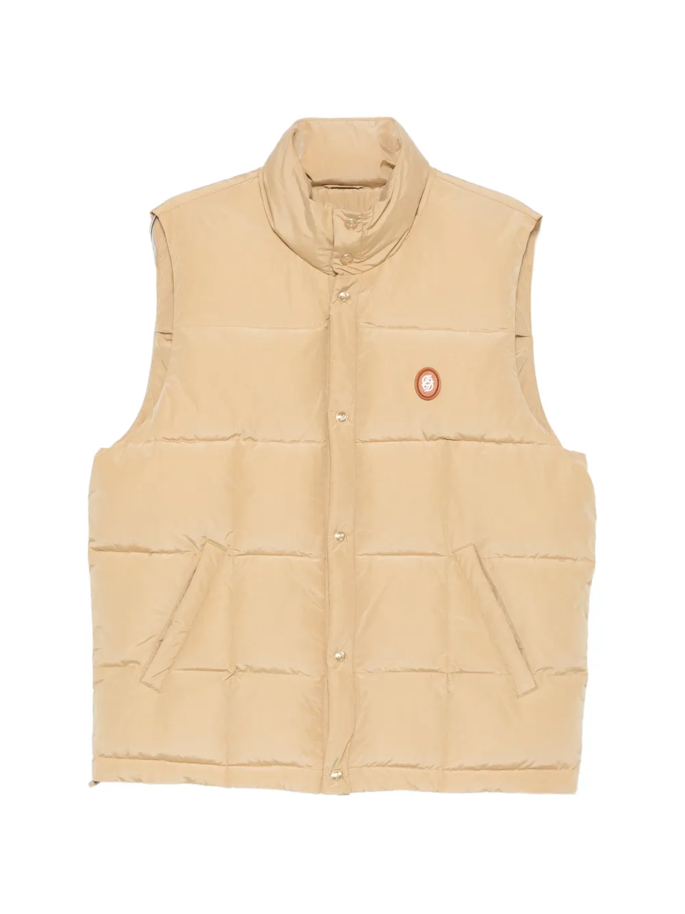 Drôle De Monsieur quilted padded gilet - Neutrals