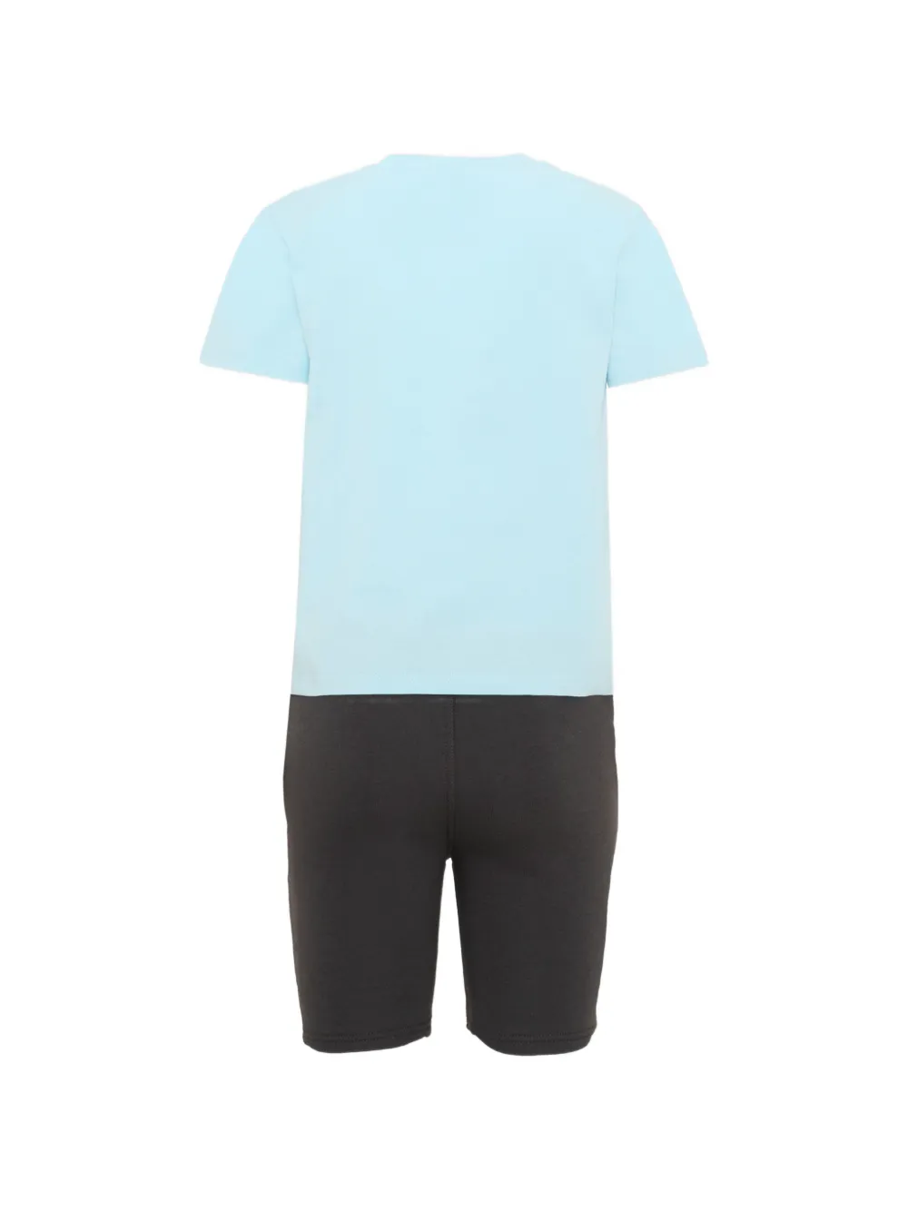 Timberland Kids logo-print cotton shorts set Blauw