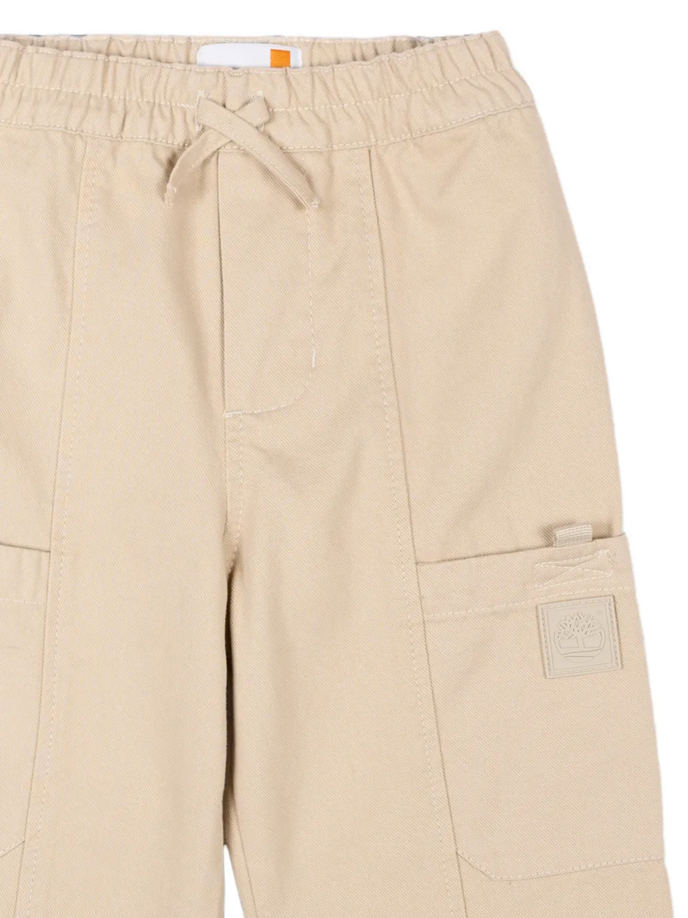 Timberland Kids Broek met logopatch Beige
