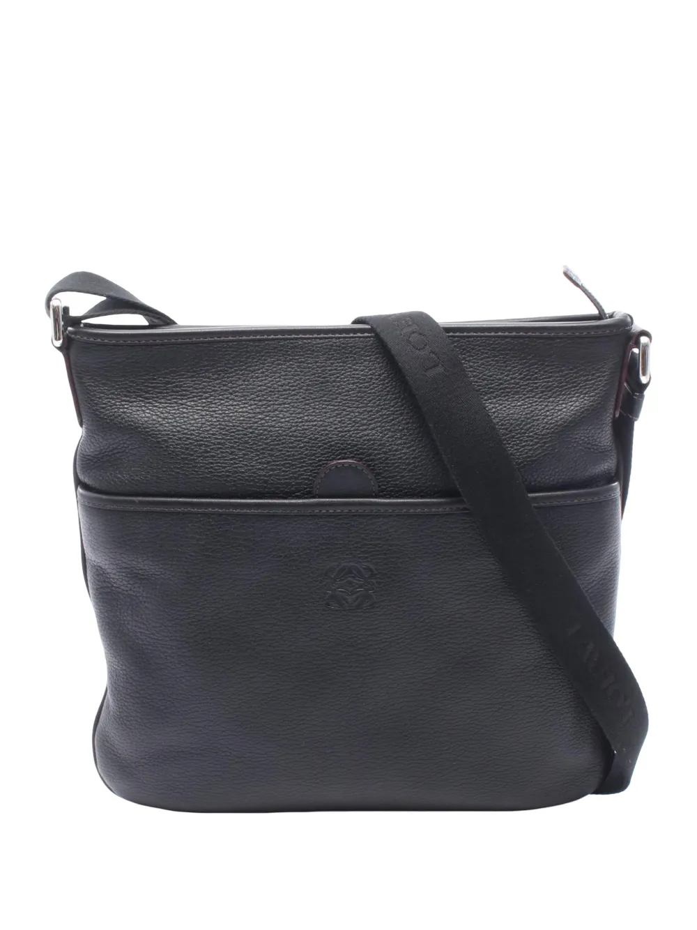Loewe Pre-Owned 2000-2010 Leather Anagram crossbody bag - Schwarz