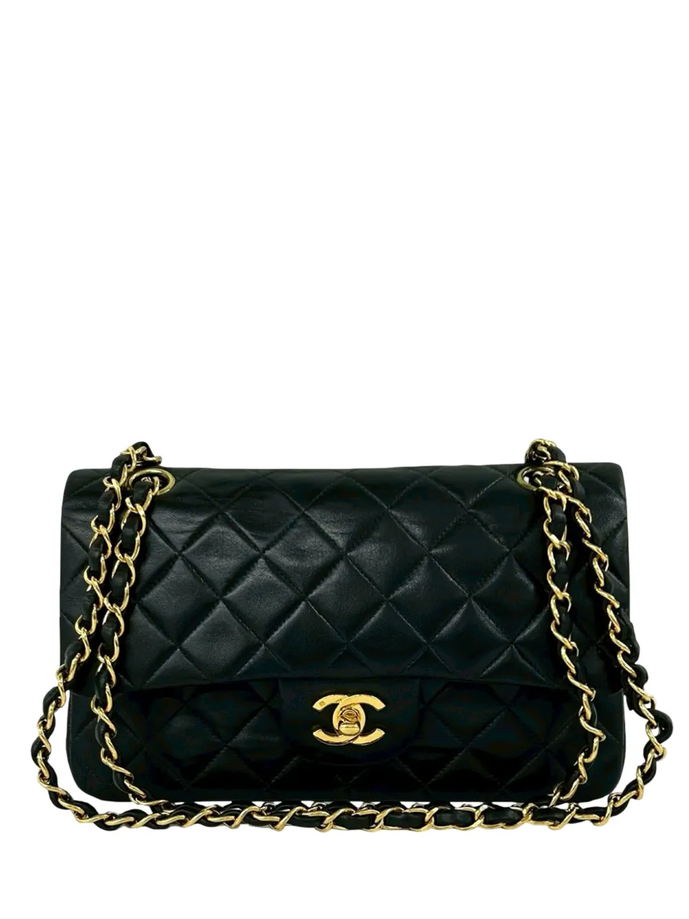 CHANEL Pre-Owned 1997-1999 Small Classic Lambskin Double Flap shoulder bag - Nero