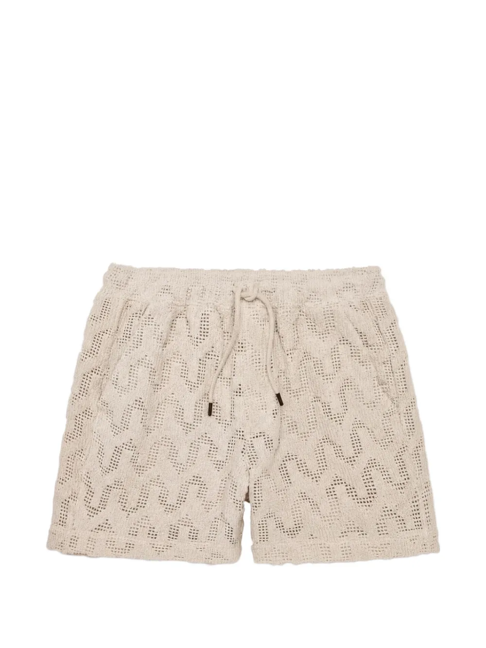 OAS Company Atlas gehaakte shorts Beige