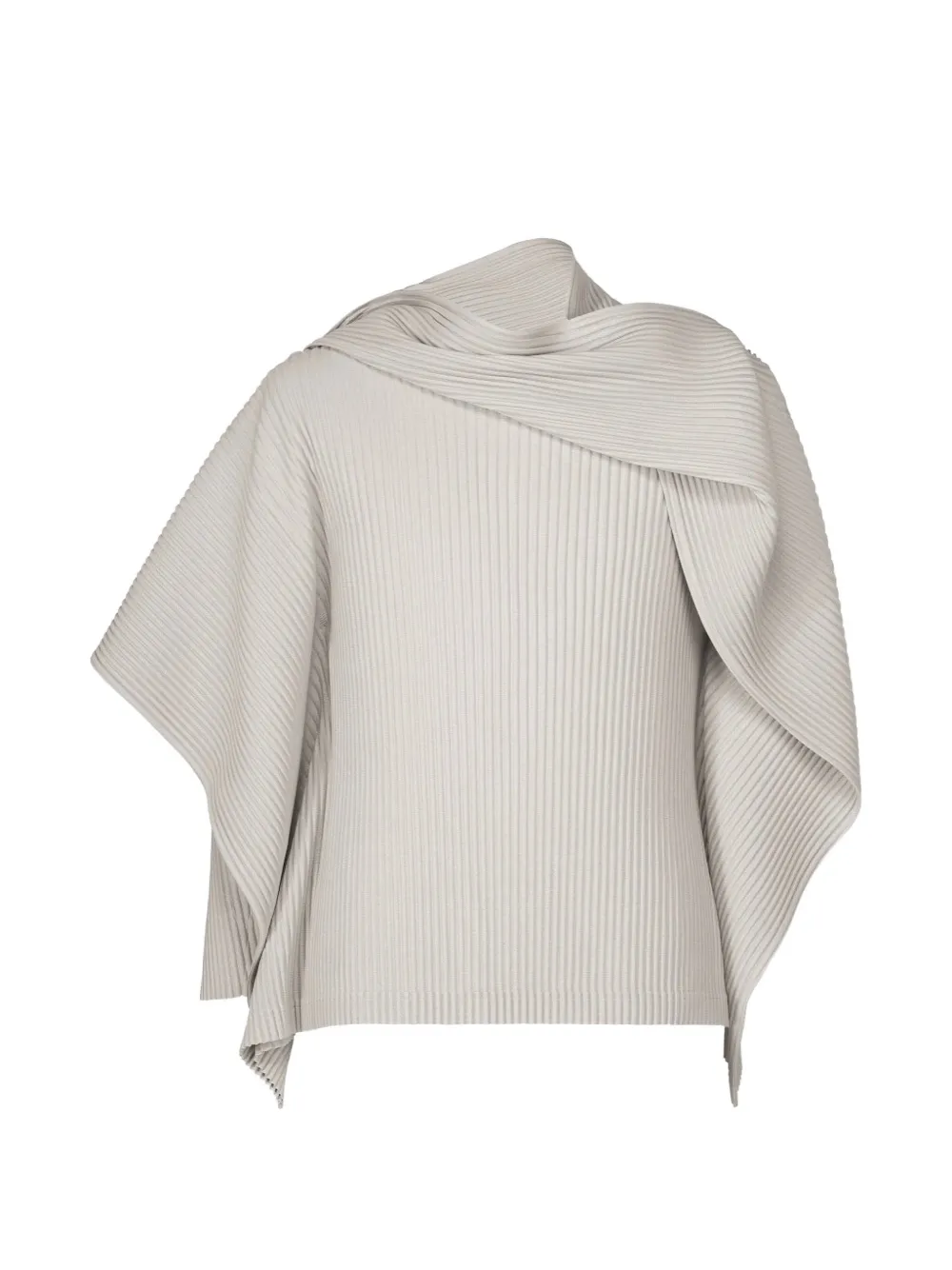 Homme Plissé Issey Miyake T-shirt Motion Blur plissettata - Toni neutri
