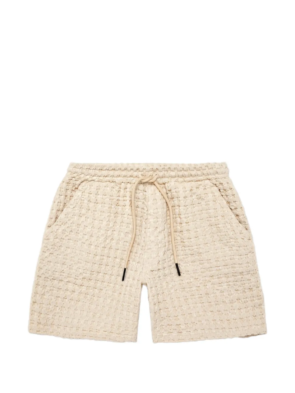 OAS Company Porto shorts met wafelpatroon Beige