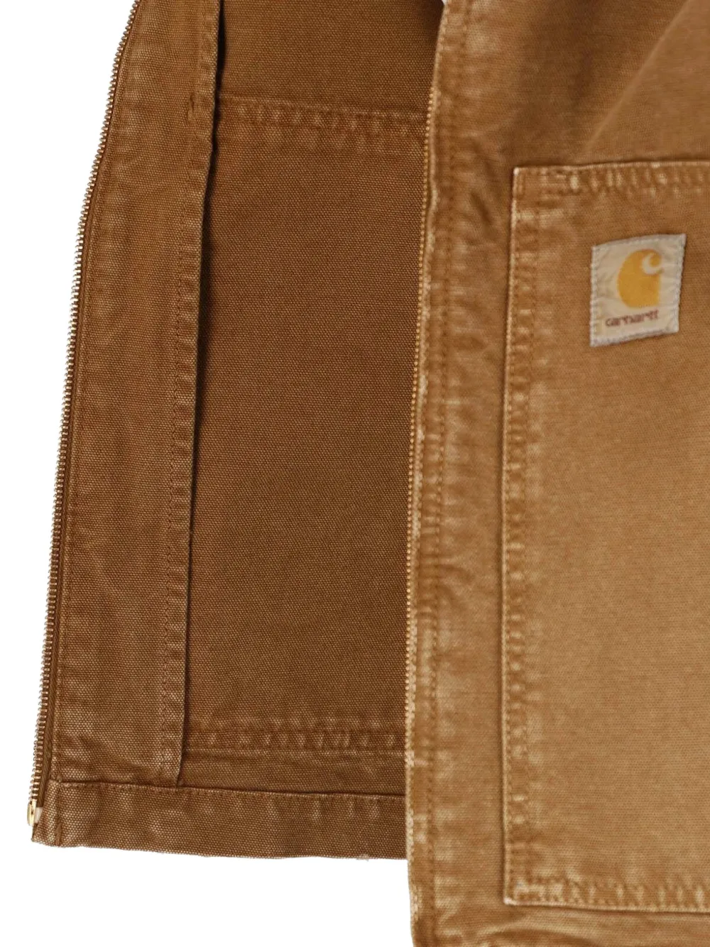 Carhartt WIP Jack met ribfluwelen kraag Bruin