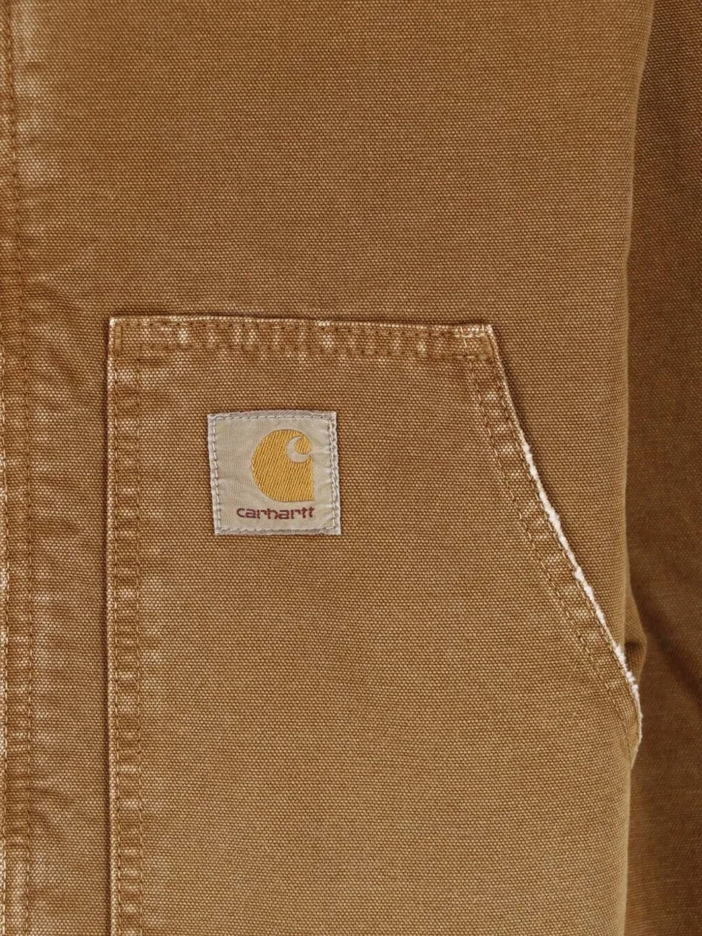 Carhartt WIP Jack met ribfluwelen kraag Bruin